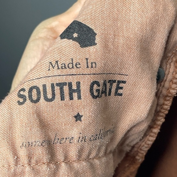 AG Adriano Goldschmied Stevie Ankle Jeans Burnt Orange Size 27 Slim Fit - Picture 12 of 14